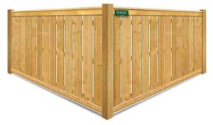 Photo of a New England wood fence
