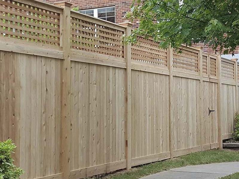 Photo of a Kingston MA wood fence