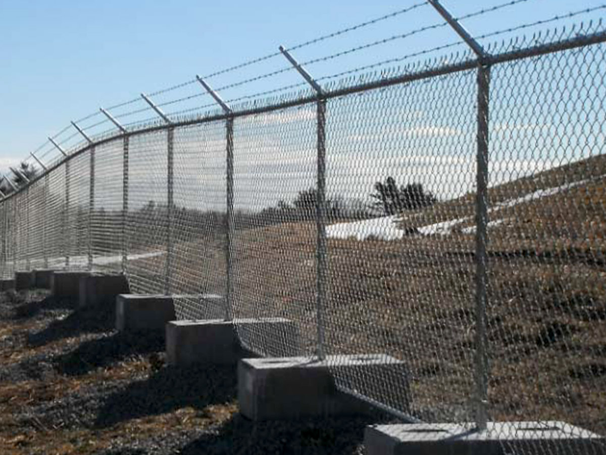 Commercial Chain Link security fencing in Kingston Massachusetts
