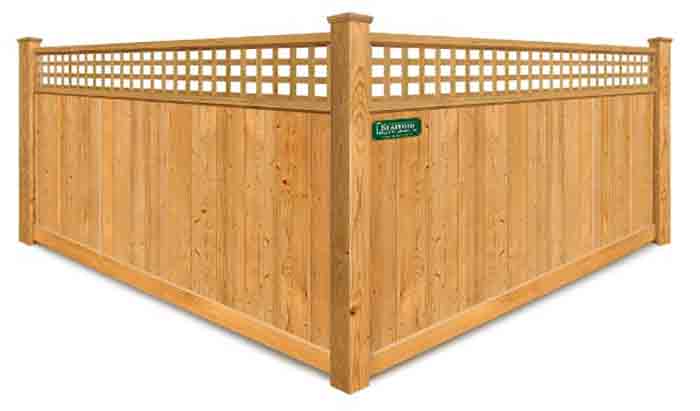 Southeastern Massachusetts Grid-Top Privacy Stockade Wood Fence Installation