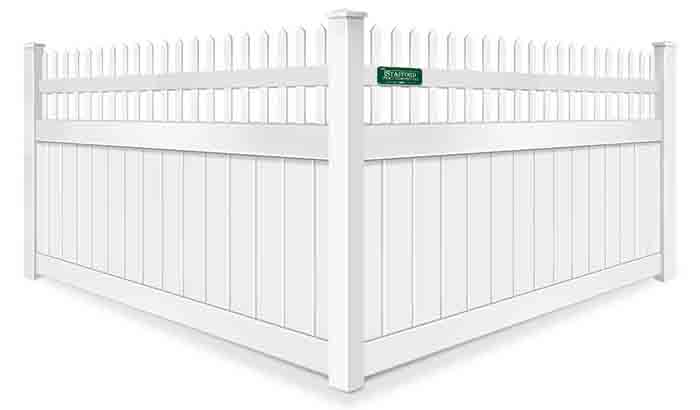 Southeastern Massachusetts Open Spindle Top Vinyl Fence Company