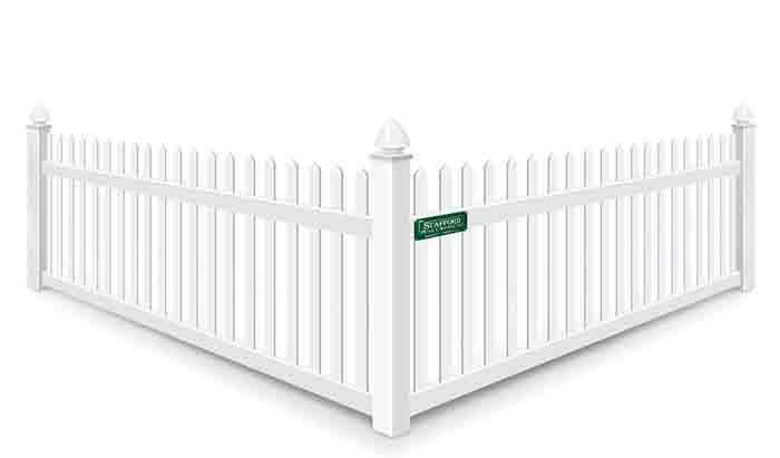 Southeastern Massachusetts Pointed Picket Vinyl Fence Contractor