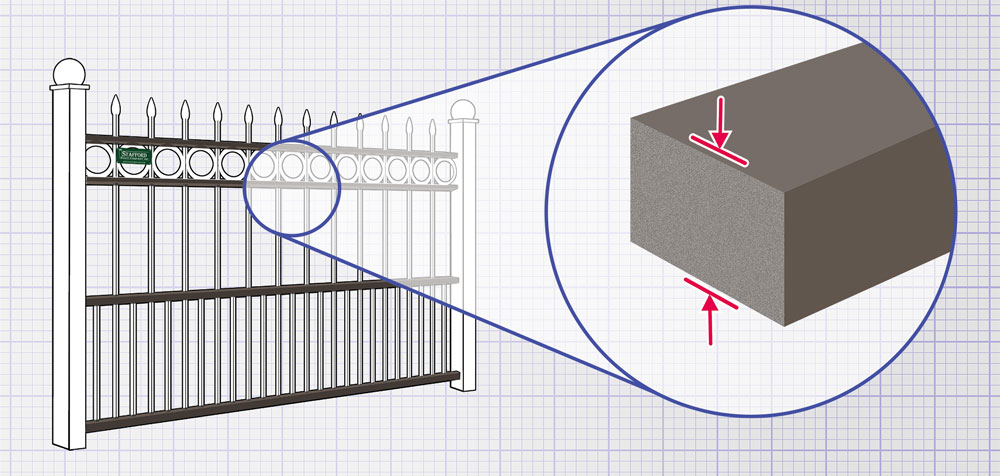 Southeastern Massachusetts Ornamental Steel fence Rails installation company