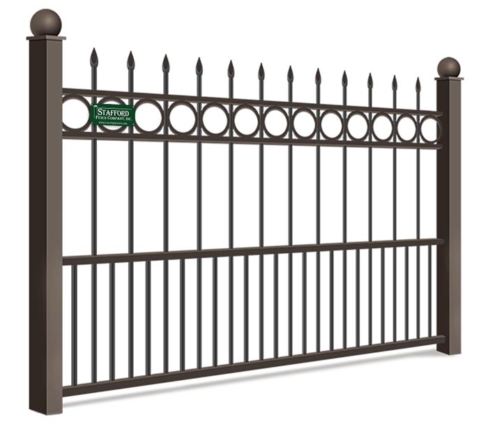 Ornamental Steel fence features popular with Southeastern Massachusetts homeowners